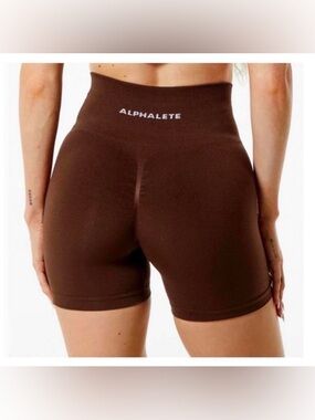 Alphalete Women's Amplify Shorts - Cocoa Brown